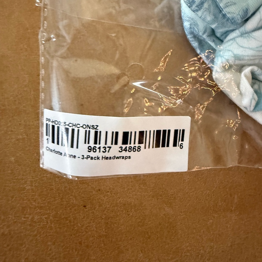 💜$20 FLASH SALE💜Posh Peanut viscose bamboo Charlotte Anne Headwrap Set NWT - Picture 3 of 3